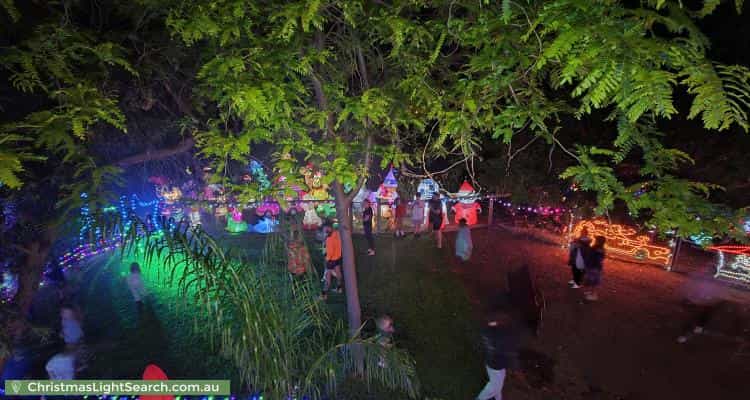 Christmas Light display at 815 Clayton Road, Boya