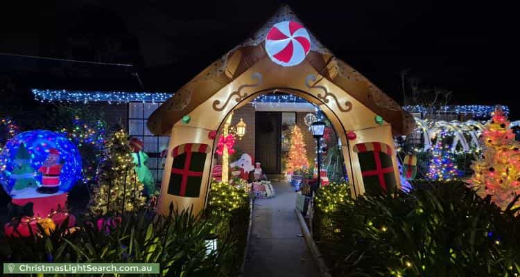 Christmas Light display at Jennifer crescent, Bayswater north