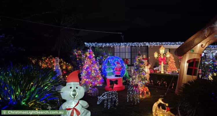 Christmas Light display at Jennifer crescent, Bayswater north
