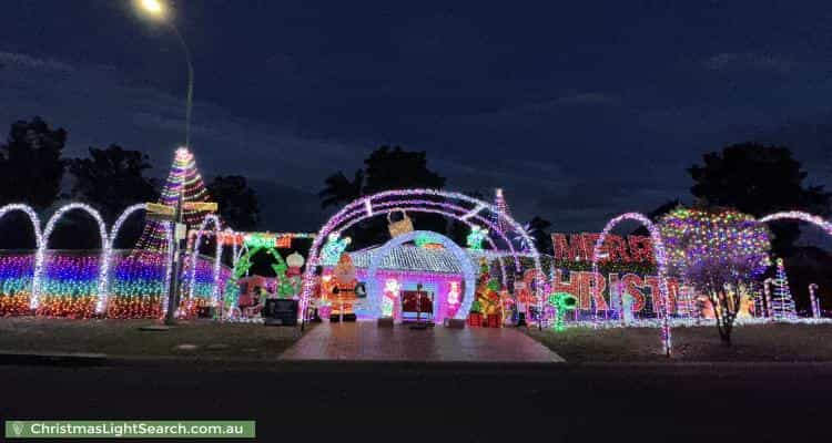 Christmas Light display at 17 Regentville Road, Glenmore Park