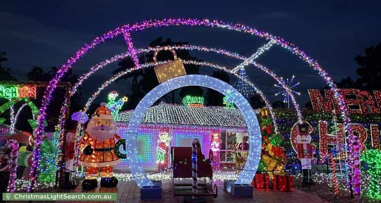Christmas Light display at 17 Regentville Road, Glenmore Park