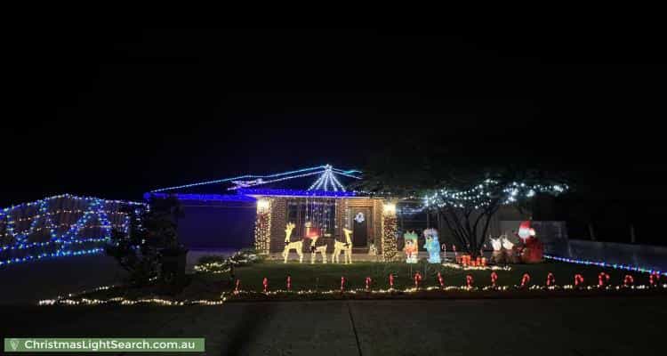 Christmas Light display at 33 Eminence Boulevard, Doreen