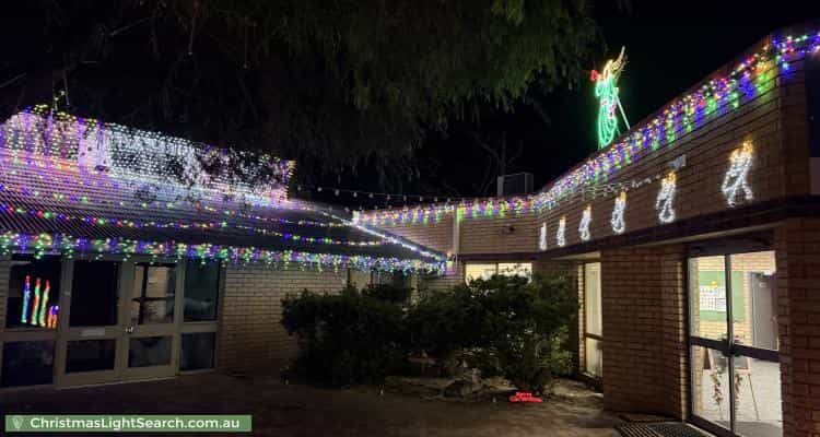 Christmas Light display at 24 Edney Road, High Wycombe
