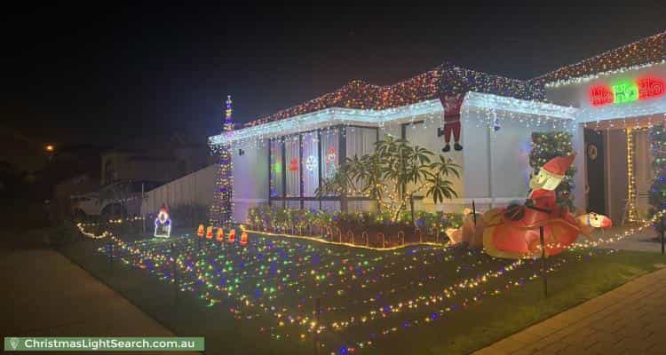 Christmas Light display at 10 Seattle Elbow, Hocking