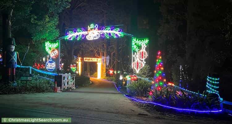 Christmas Light display at 347 Chevallum Road, Chevallum