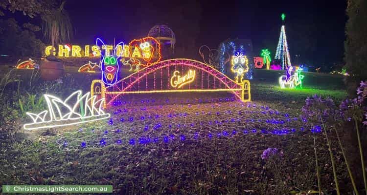 Christmas Light display at 347 Chevallum Road, Chevallum