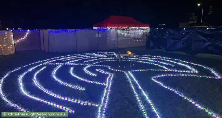 Christmas Light display at 8 Chomley Court, Evatt