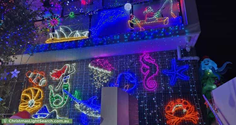 Christmas Light display at 48 Beauchamp Road, Hillsdale