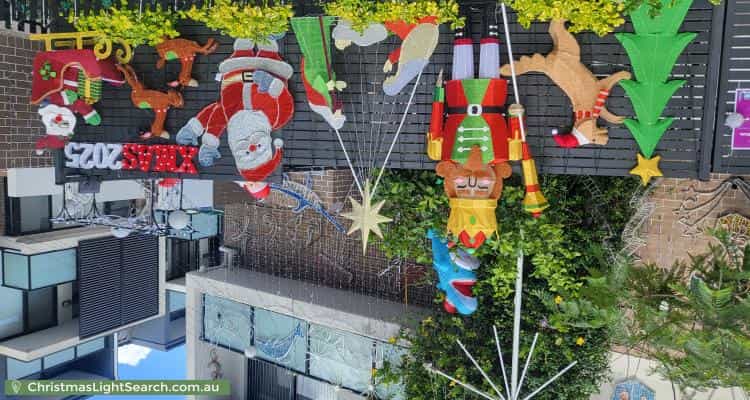 Christmas Light display at 48 Beauchamp Road, Hillsdale