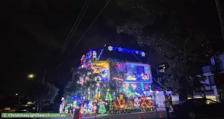 Christmas Light display at 48 Beauchamp Road, Hillsdale