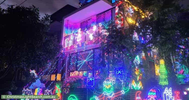 Christmas Light display at 48 Beauchamp Road, Hillsdale
