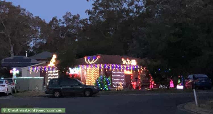 Christmas Light display at 12 Murray Avenue, Mount Barker