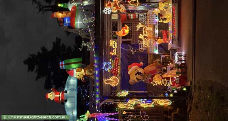 Christmas Light display at 20-22 Rennel Close, Mount Sheridan