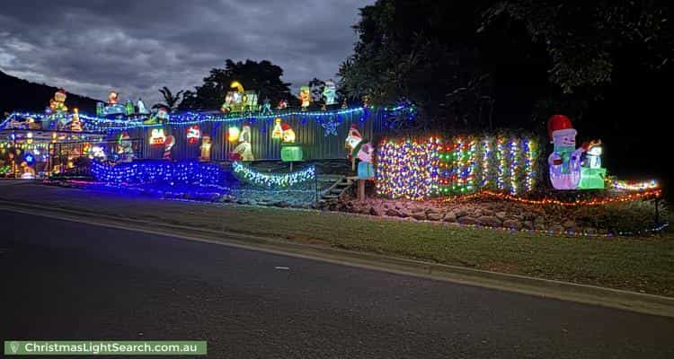Christmas Light display at 20-22 Rennel Close, Mount Sheridan