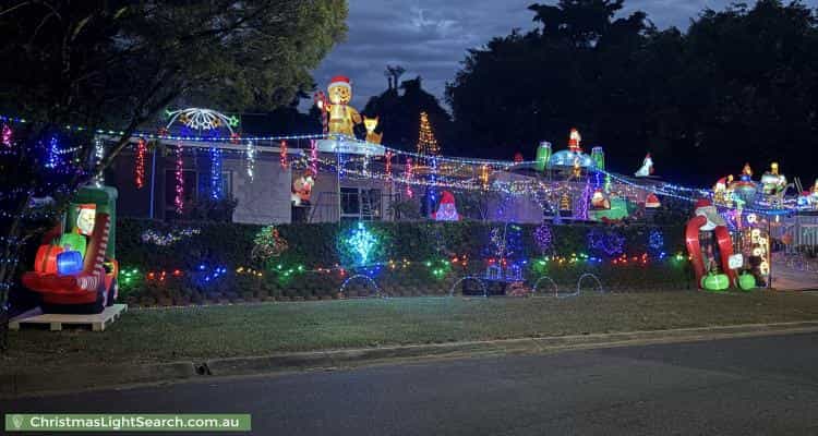 Christmas Light display at 20-22 Rennel Close, Mount Sheridan