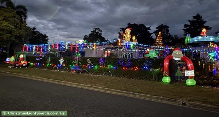 Christmas Light display at 20-22 Rennel Close, Mount Sheridan