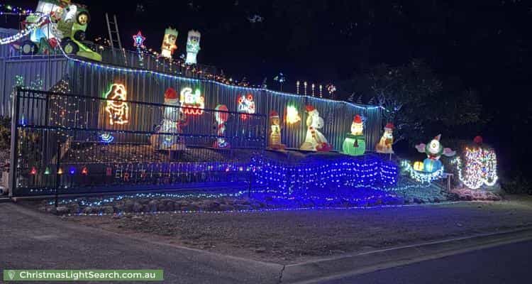 Christmas Light display at 20-22 Rennel Close, Mount Sheridan