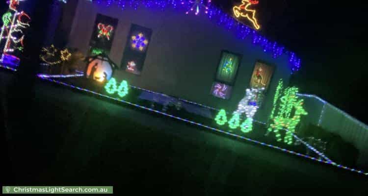 Christmas Light display at  Bellavista Road, Bell Park
