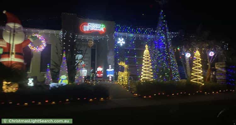 Christmas Light display at  Bellavista Road, Bell Park