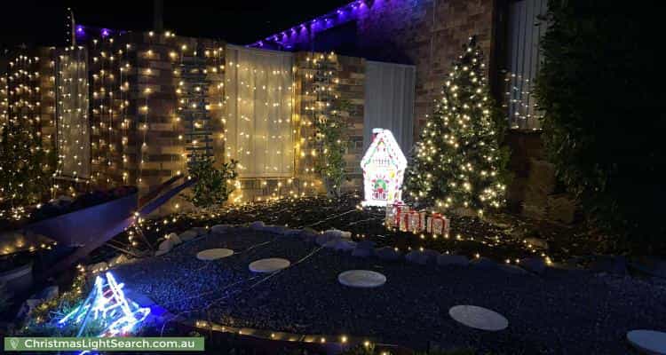 Christmas Light display at 16 Hawken Street, Monash