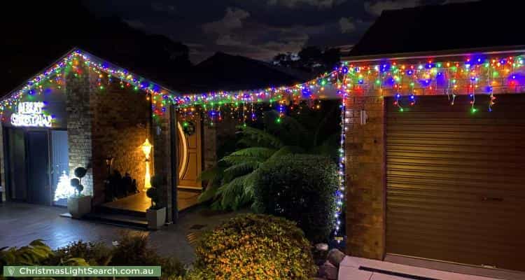 Christmas Light display at 16 Hawken Street, Monash