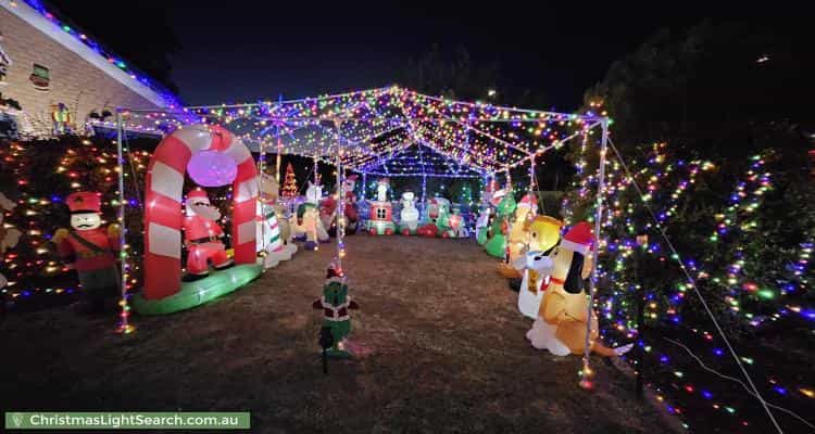 Christmas Light display at 233 Newman-Morris Circuit, Oxley