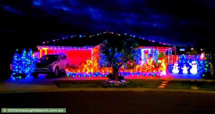 Christmas Light display at 20 Sublime Point Road, Bacchus Marsh
