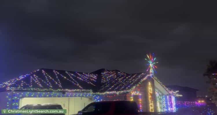 Christmas Light display at 1 Arcadian Hills Crescent, Cobbitty