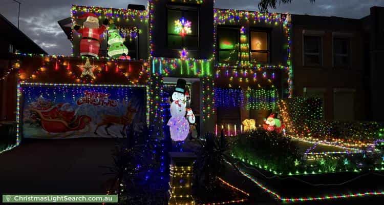 Christmas Light display at 2 Kewarren Court, Coburg