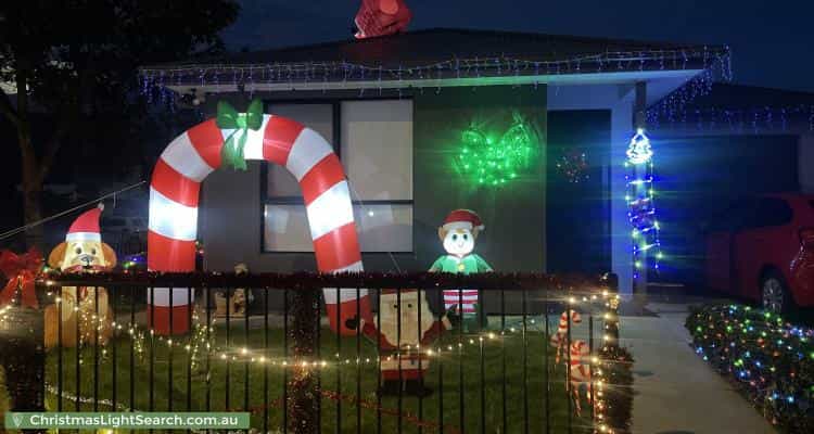 Christmas Light display at 75E Florence Avenue, Blair Athol