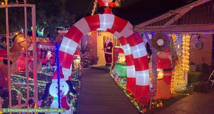 Christmas Light display at 35 Rochdale Drive, Burwood East