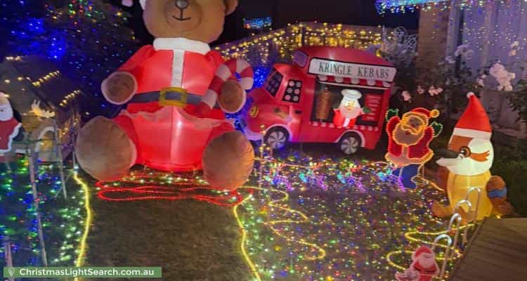 Christmas Light display at 35 Rochdale Drive, Burwood East