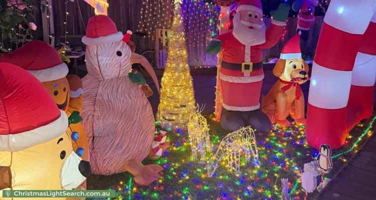 Christmas Light display at 35 Rochdale Drive, Burwood East
