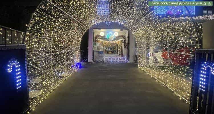 Christmas Light display at 91 Hennessy Avenue, Moorebank