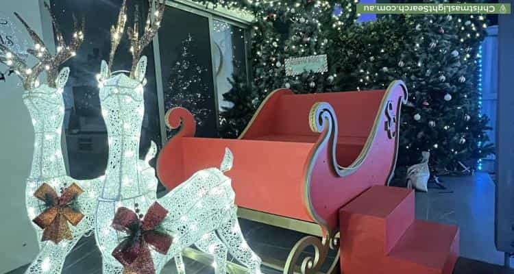 Christmas Light display at 91 Hennessy Avenue, Moorebank