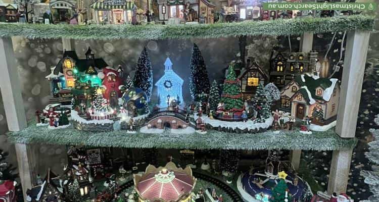 Christmas Light display at 91 Hennessy Avenue, Moorebank