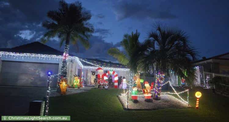 Christmas Light display at 5 Longcove Place, Parkwood