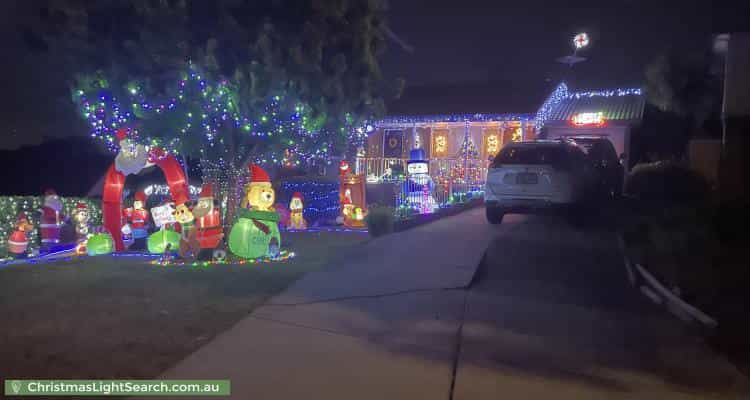Christmas Light display at 63 Marrett Drive, Ingle Farm
