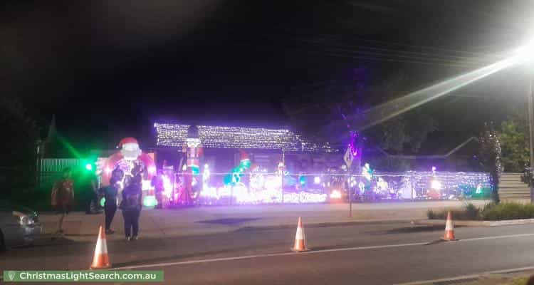 Christmas Light display at 158 Peachey Road, Davoren Park