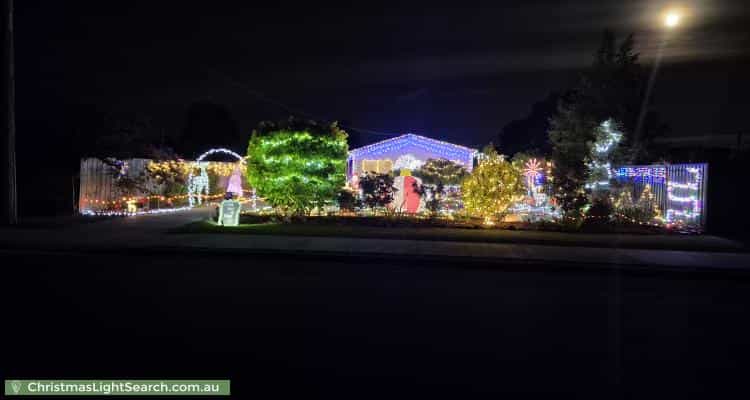 Christmas Light display at 24 Edward Street, Perth