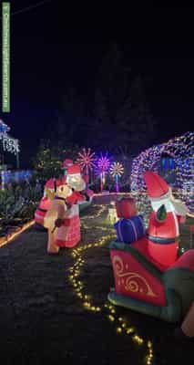 Christmas Light display at 24 Edward Street, Perth