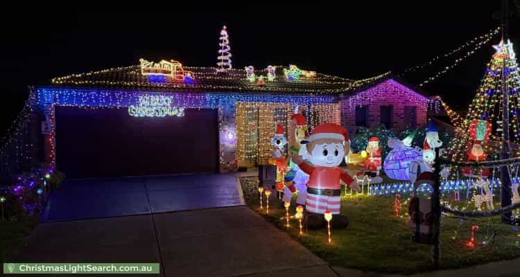 Christmas Light display at 79 Melissa Way, Pakenham
