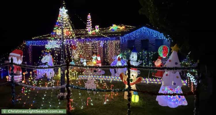 Christmas Light display at 79 Melissa Way, Pakenham