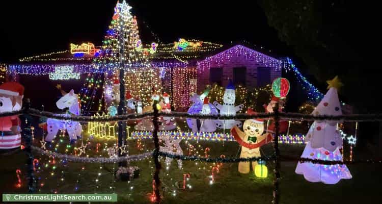 Christmas Light display at 79 Melissa Way, Pakenham