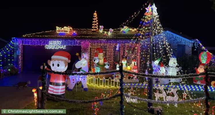 Christmas Light display at 79 Melissa Way, Pakenham
