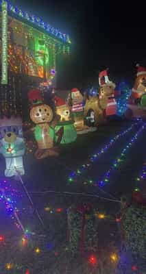 Christmas Light display at 8 Navarre Street, Geebung
