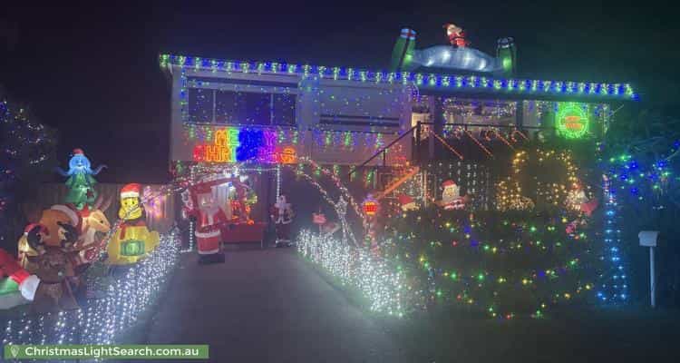 Christmas Light display at 8 Navarre Street, Geebung