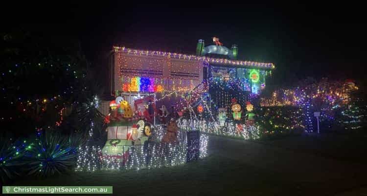 Christmas Light display at 8 Navarre Street, Geebung