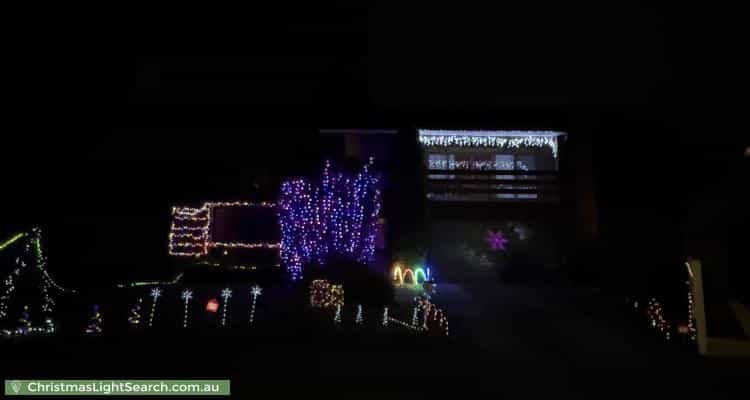 Christmas Light display at 4 Arnott Court, Wheelers Hill