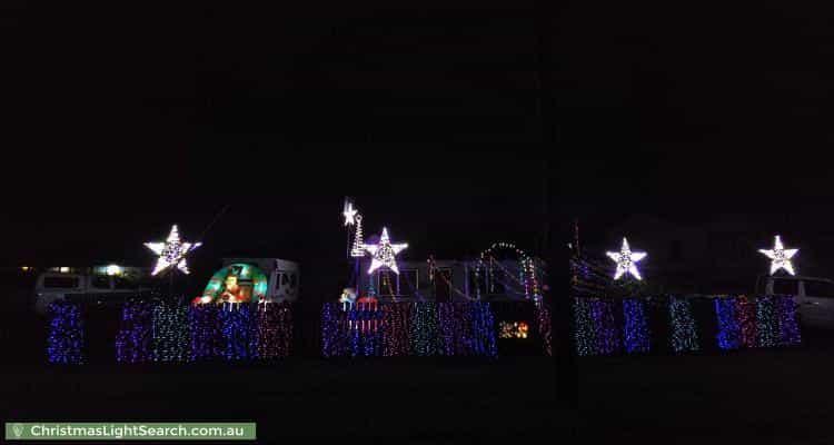 Christmas Light display at 8 Breen Street, Sarina
